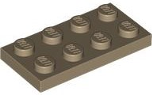 Plate 2x4 (Dark Tan) Plate 2x4 (Dark Tan)
