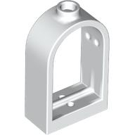 Window 1x2x2 2/3 with Rounded Top (White)