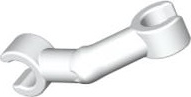 Arm Skeleton, Bent with Clips at 90 degrees (Vertical Grip) (White)