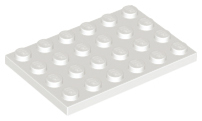 Plate 4x6 (White)
