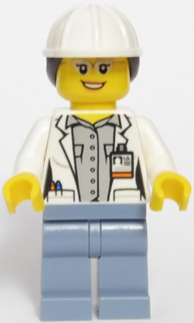 Volcano Explorer - Female Scientist Minifigure (cty0693)