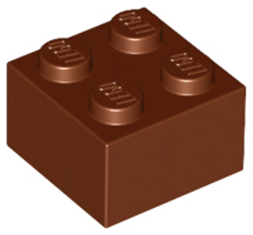 Brick 2x2 (Reddish Brown)