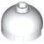 Brick, Round 2x2 Dome Top - Hollow Stud with Bottom Axle Holder (White)