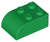 Brick, Modified 2x3 with Curved Top (Green)