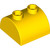 Brick, Modified 2x2 Curved Top with 2 Top Studs (Yellow)