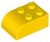 Brick, Modified 2x3 with Curved Top (Yellow)