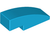 Slope, Curved 3x1 (1x3) No Studs (Dark Azure)