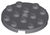 Plate, Round 4x4 with Hole (Dark Bluish Gray)