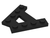 Wedge, Plate A-Shape 2x4 2 Rows of 4 Studs (Black)