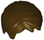 Minifigure, Hair Short Tousled with Side Part (Dark Brown)