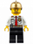 Fire Chief - White Shirt with Tie and Belt, Black Legs, Gold Fire Helmet (cty0350)