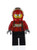 City Pilot Male, Red Fire Suit with Carabiner, Black Legs, Red Helmet (cty0678)