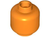 Minifigure, Head (Plain) - Hollow Stud (Orange)