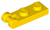 Plate, Modified 1x2 with Handle on End - Closed Ends (Yellow)