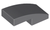 Slope, Curved 2x1 No Studs (Dark Bluish Gray)