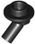 Minifigure, Utensil Posing Stand, Bar with Hollow Stud (Black)