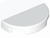 Tile, Round 1x2 Half (White)