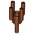 Bar 1.2L with Top Stud and 4 Bar Arms Up (Reddish Brown)