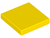 Tile 2x2 with Groove (Yellow)