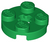 Plate, Round 2x2 with Axle Hole (Green)