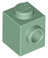 brick-modified-1x1-with-stud-on-1-side-sand-green
