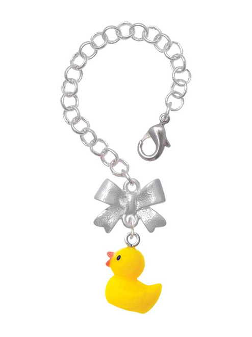 Resin Yellow Ducky - Bow Charm Accessory for Tumblers and Thermal Cups
