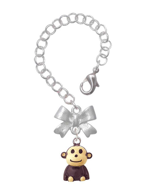 Resin Monkey - Bow Charm Accessory for Tumblers and Thermal Cups