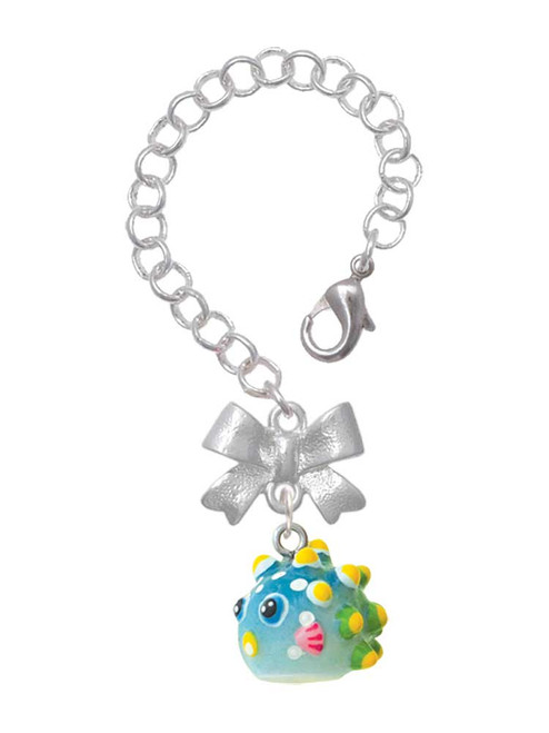 Resin Blowfish - Bow Charm Accessory for Tumblers and Thermal Cups
