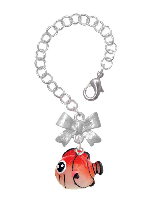 Resin Orange Fish - Bow Charm Accessory for Tumblers and Thermal Cups