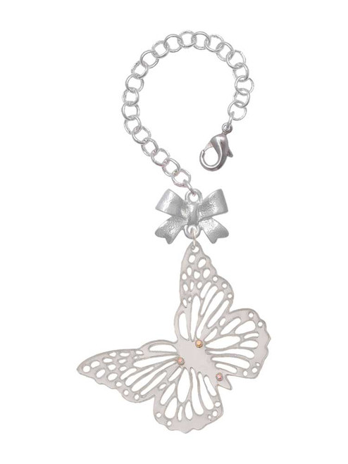 Acrylic Cut Out Butterfly Mirror - Bow Charm Accessory for Tumblers and Thermal Cups