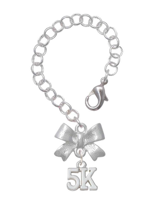 Silver Plated 5K - Bow Charm Accessory for Tumblers and Thermal Cups