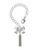 Stainless Steel Rectangular Blank Tag - Bow Charm Accessory for Tumblers and Thermal Cups