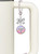 Silver Plated Domed Multi Color VET - Bow Charm Accessory for Tumblers and Thermal Cups