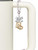 Gold-tone Class of 2024 Heart - Bow Charm Accessory for Tumblers and Thermal Cups
