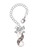 Silver Plated Paw Prints Infinity - Bow Charm Accessory for Tumblers and Thermal Cups
