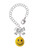 Resin Large 3-D Happy Face - Bow Charm Accessory for Tumblers and Thermal Cups