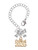Gold-tone Class of 2026 - Bow Charm Accessory for Tumblers and Thermal Cups