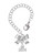 Silver Plated Mini Year 2024 - Bow Charm Accessory for Tumblers and Thermal Cups
