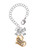 Gold-tone Class of 2025 Heart - Bow Charm Accessory for Tumblers and Thermal Cups
