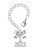 Silver Plated Horizontal Year 2023 - Bow Charm Accessory for Tumblers and Thermal Cups