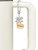 Gold-tone Large Daughter Heart with Crystal - Bow Charm Accessory for Tumblers and Thermal Cups