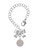 Stainless Steel 10mm Disc - Bow Charm Accessory for Tumblers and Thermal Cups