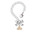 Gold-tone Mini Year 2026 - Bow Charm Accessory for Tumblers and Thermal Cups