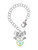 10mm Clear AB Crystal Heart - Bow Charm Accessory for Tumblers and Thermal Cups