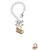 Gold-tone Class of 2026 Heart - Bow Charm Accessory for Tumblers and Thermal Cups