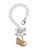 Gold-tone Class of 2026 Heart - Bow Charm Accessory for Tumblers and Thermal Cups