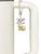 Gold-tone Large Grandmother Heart with Crystal - Bow Charm Accessory for Tumblers and Thermal Cups