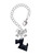 Resin Black Scottie Dog - Bow Charm Accessory for Tumblers and Thermal Cups