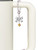November - Yellow Crystal Bicone - Bow Charm Accessory for Tumblers and Thermal Cups