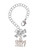 Silver Plated Class of 2027 - Bow Charm Accessory for Tumblers and Thermal Cups